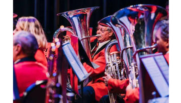 brass band post