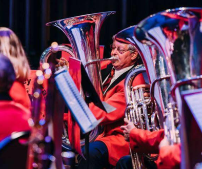 brass band post